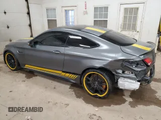 2017 Mercedes-Benz C 63 S AMG with VIN WDDWJ8HB2HF435306, listed as a Copart auction lot 82565744 with 46,587 mi miles and Salvage Title. Bid and sale history available at carsss.com. Image 2.