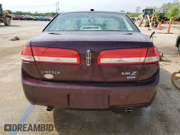 2011 Lincoln MKZ with VIN 3LNHL2JC0BR766629, listed as a Copart auction lot 56338015 with 118,728 mi miles and Salvage title. Bid and sale history available at DreamBid. Image 6.