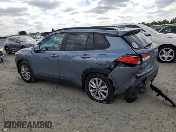 2023 Toyota Corolla Cross LE z VIN 7MUBAAAG6PV039602, wystawiony jako Copart lot #53419475 z przebiegiem 34 033 mil mil oraz Szkoda całkowita • Salvage title. Historia ofert i sprzedaży dostępna na DreamBid. Obrazek 2.