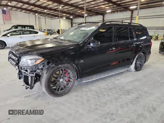 2018 Mercedes-Benz GLS 63 AMG with VIN 4JGDF7FE1JB079594, listed as a Copart auction lot 64139285 with 81,830 mi miles and Clean title. Bid and sale history available at DreamBid. Image 1.