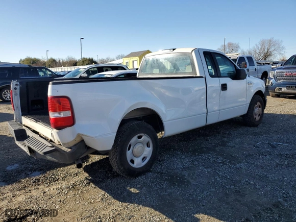 2008 Ford F-150 XL with VIN 1FTRF12W48KD60840, listed as a Copart auction lot 44629135 with 47,681 mi miles and Salvage Title. Bid and sale history available at carsss.com. Image 3.