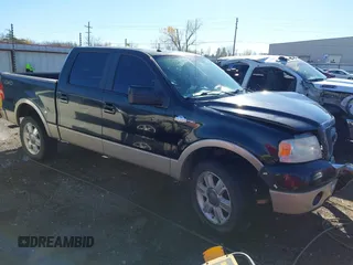2007 Ford F-150 XLT with VIN 1FTPW14V97KD59614, listed as a IAAI auction lot 40870164 with 186,134 mi miles. Bid and sale history available at carsss.com. Image 1.
