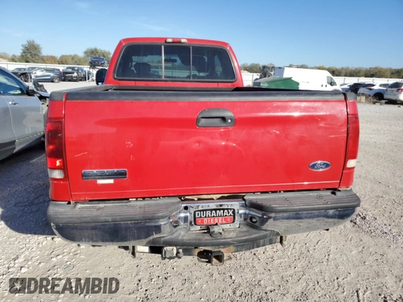 2005 Ford Super Duty F-250 XL with VIN 1FTSX20Y05EB83237, listed as a Copart auction lot 76473394 with 0 mi miles and Salvage Title. Bid and sale history available at carsss.com. Image 6.