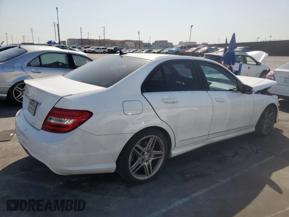 2013 Mercedes-Benz C 250 Sport with VIN WDDGF4HB5DA759307, listed as a Copart auction lot 49844265 with 77,702 mi miles and Salvage Title. Bid and sale history available at DreamBid. Image 3.