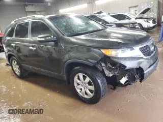 2012 Kia Sorento LX with VIN 5XYKT4A20CG293744, listed as a Copart auction lot 47795335 with 177,185 mi miles and Salvage Title. Bid and sale history available at carsss.com. Image 4.