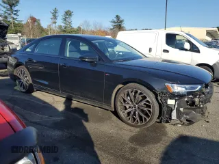 2023 Audi A8 with VIN WAULDAF81PN006663, listed as a Copart auction lot 78495264 with 22,674 mi miles and Salvage Title. Bid and sale history available at carsss.com. Image 4.