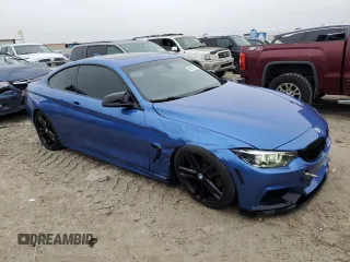 2018 BMW 4 Series 430i with VIN WBA4W3C58JAF91375, listed as a Copart auction lot 44459075 with 40,968 mi miles and Salvage Title. Bid and sale history available at DreamBid. Image 4.