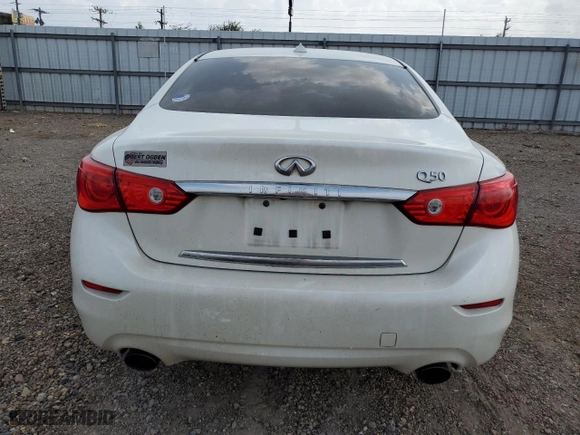 2017 Infiniti Q50 3.0t Premium with VIN JN1EV7AP8HM733853, listed as a Copart auction lot 76540154 with NaN miles and Salvage Title. Bid and sale history available at carsss.com. Image 6.