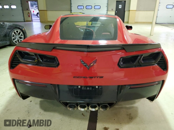 2014 Chevrolet Corvette Z51 3LT with VIN 1G1YL2D78E5100248, listed as a Copart auction lot 86393224 with Not provided miles and Clean title. Bid and sale history available at DreamBid. Image 6.