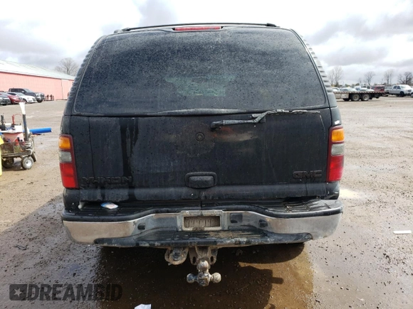 2002 GMC Yukon SLT z VIN 1GKEK13Z52R197329, wystawiony jako Copart lot #53345605 z przebiegiem 307 578 mil mil oraz Czysty tytuł • Clean title. Historia ofert i sprzedaży dostępna na DreamBid. Obrazek 6.