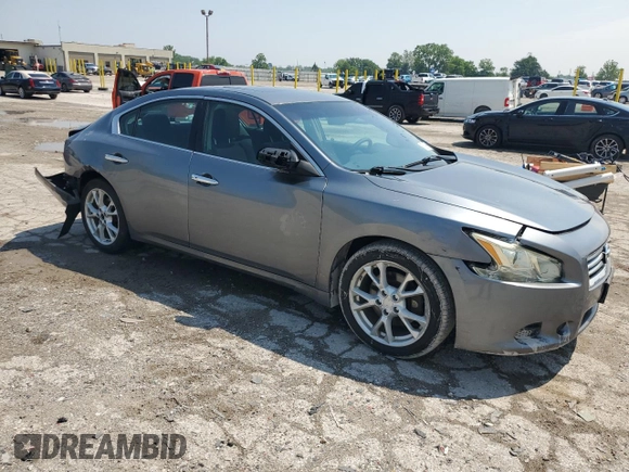 2014 Nissan Maxima S with VIN 1N4AA5AP8EC482691, listed as a Copart auction lot 60289605 with 179,383 mi miles and Salvage title. Bid and sale history available at DreamBid. Image 4.