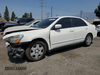 2007 Honda Accord LX with VIN 1HGCM56427A039607, listed as a Copart auction lot 64775645 with 89,156 mi miles and Salvage title. Bid and sale history available at DreamBid. Image 1.
