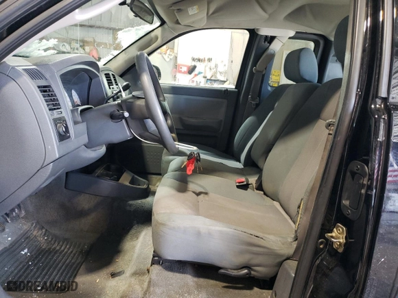 2005 Dodge Dakota ST with VIN 1D7HW22K65S119779, listed as a Copart auction lot 45154025 with 0 mi miles and Salvage Title. Bid and sale history available at carsss.com. Image 7.
