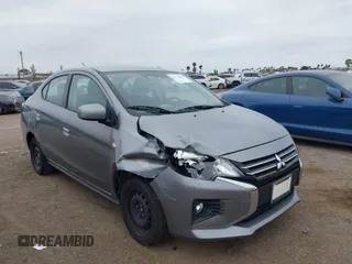 2022 Mitsubishi Mirage ES with VIN ML32FUFJXNHF07193, listed as a IAAI auction lot 42173895 with 23,863 mi miles and . Bid and sale history available at DreamBid. Image 6.