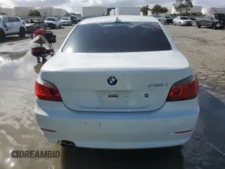 2008 BMW 5 Series 528i with VIN WBANU53538C111924, listed as a Copart auction lot 49463335 with 121,059 mi miles and Salvage Title. Bid and sale history available at carsss.com. Image 6.