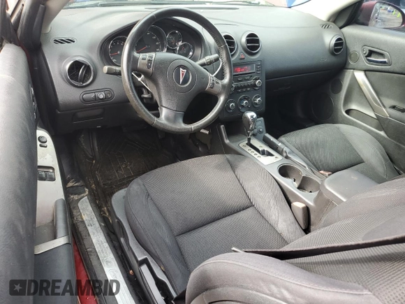 2008 Pontiac G6 GT with VIN 1G2ZH17N984289315, listed as a Copart auction lot 61216885 with 180,592 mi miles and Salvage title. Bid and sale history available at DreamBid. Image 8.