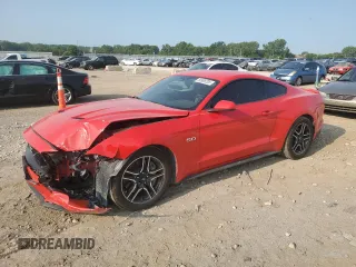 2018 Ford Mustang GT with VIN 1FA6P8CF3J5184669, listed as a Copart auction lot 58906205 with 37,343 mi miles and Salvage title. Bid and sale history available at DreamBid. Image 1.