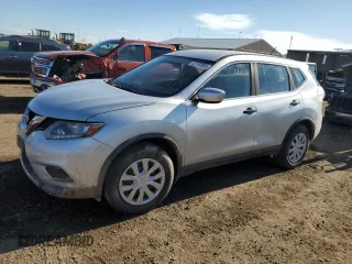 2016 Nissan Rogue SV with VIN KNMAT2MV4GP701543, listed as a Copart auction lot 52184365 with 159,065 mi miles and Salvage Title. Bid and sale history available at carsss.com. Image 1.