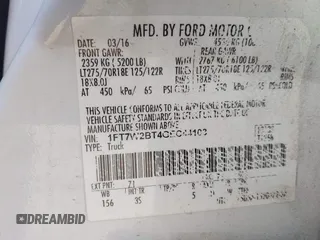 2016 Ford F-250 Lariat с VIN 1FT7W2BT4GEC44103, выставлен на аукционе IAAI как лот 42466568 с пробегом 244 579 миль миль и . История ставок и продаж доступна на DreamBid. Изображение 9.