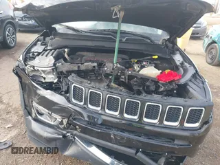 2019 Jeep Compass Limited with VIN 3C4NJDCBXKT812466, listed as a IAAI auction lot 42050090 with 103,282 mi miles and . Bid and sale history available at DreamBid. Image 10.
