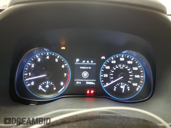 2019 Hyundai Kona SEL with VIN KM8K2CAA6KU207284, listed as a Copart auction lot 50717045 with 30,024 mi miles and Salvage Title. Bid and sale history available at DreamBid. Image 9.