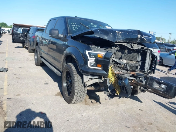 2017 Ford F-150 XL with VIN 1FTEW1EF2HKC96338, listed as a IAAI auction lot 41973507 with 117,342 mi miles. Bid and sale history available at carsss.com. Image 1.