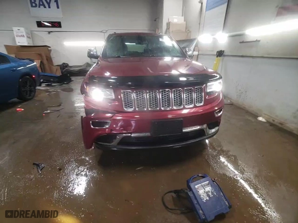 2014 Jeep Grand Cherokee Summit with VIN 1C4RJFJG4EC444040, listed as a Copart auction lot 46813565 with 236,655 mi miles and Salvage Title. Bid and sale history available at carsss.com. Image 13.