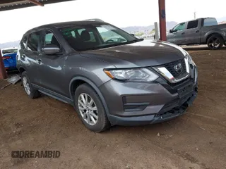 2020 Nissan Rogue SV with VIN KNMAT2MT2LP521910, listed as a IAAI auction lot 41817201 with 55,455 mi miles. Bid and sale history available at carsss.com. Image 1.
