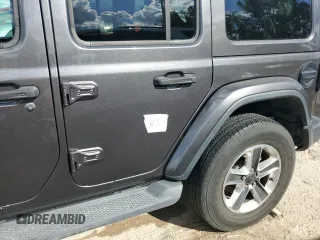 2021 Jeep Wrangler Unlimited Sahara High Altitude z VIN 1C4HJXEG0MW603872, wystawiony jako Copart lot #74835884 z przebiegiem 31 008 mil mil oraz Nie do naprawy • Non repairable. Historia ofert i sprzedaży dostępna na DreamBid. Obrazek 13.