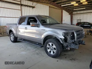 2013 Ford F-150 XL with VIN 1FTFW1ET6DKF80205, listed as a Copart auction lot 62275075 with 177,017 mi miles and Salvage title. Bid and sale history available at DreamBid. Image 4.