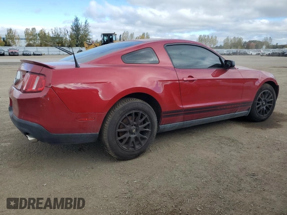 2012 Ford Mustang V6 Premium with VIN 1ZVBP8AM2C5253751, listed as a Copart auction lot 75839064 with 0 mi miles and Non Repairable. Bid and sale history available at carsss.com. Image 3.