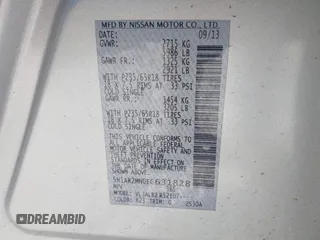 2014 Nissan Pathfinder S z VIN 5N1AR2MN0EC631828, wystawiony jako IAAI lot #42000263 z przebiegiem 181 121 mil mil oraz . Historia ofert i sprzedaży dostępna na DreamBid. Obrazek 9.