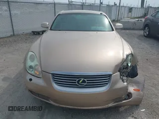2004 Lexus SC 430 with VIN JTHFN48Y440061059, listed as a IAAI auction lot 42340921 with 117,264 mi miles and . Bid and sale history available at DreamBid. Image 12.