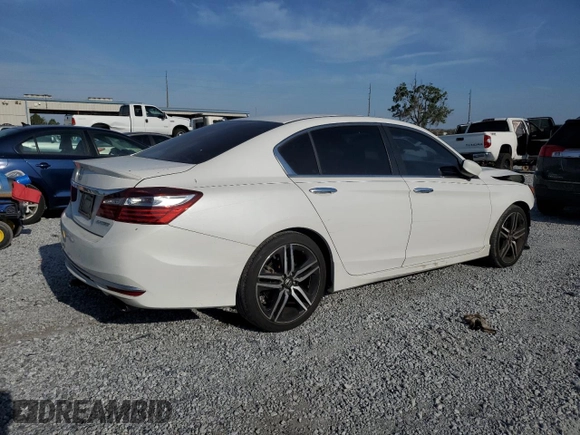 2016 Honda Accord Sport with VIN 1HGCR2F58GA202124, listed as a Copart auction lot 55291255 with 84,153 mi miles and Salvage Title. Bid and sale history available at DreamBid. Image 3.