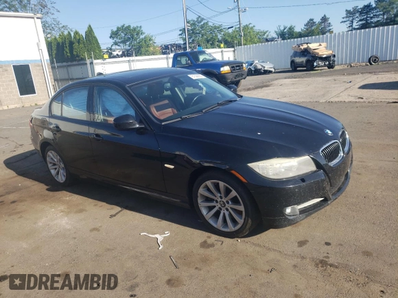 2011 BMW 3 Series 335i xDrive with VIN WBAPL5C53BA742753, listed as a Copart auction lot 61596655 with Not provided miles and Salvage title. Bid and sale history available at DreamBid. Image 4.