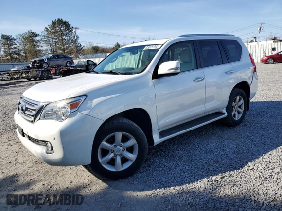 2011 Lexus GX 460 with VIN JTJBM7FX7B5020081, listed as a Copart auction lot 53826995 with 215,593 mi miles and Clean Title. Bid and sale history available at carsss.com. Image 1.