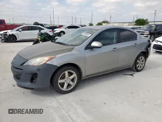2013 Mazda 3 i SV with VIN JM1BL1TF5D1846047, listed as a Copart auction lot 59946085 with 144,389 mi miles and Salvage title. Bid and sale history available at DreamBid. Image 1.