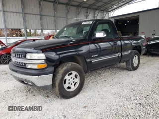 1999 Chevrolet Silverado 1500 LS with VIN 1GCEK14T9XZ112926, listed as a Copart auction lot 81816394 with 155,866 mi miles and Salvage Title. Bid and sale history available at carsss.com. Image 1.