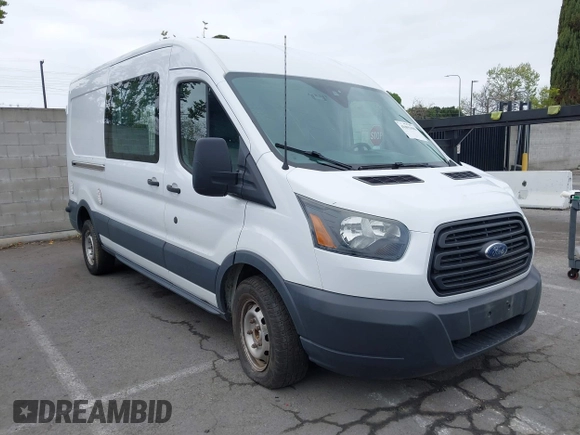 2016 Ford Transit with VIN 1FTBW2CM3GKA02602, listed as a IAAI auction lot 41893596 with 68,299 mi miles. Bid and sale history available at carsss.com. Image 1.
