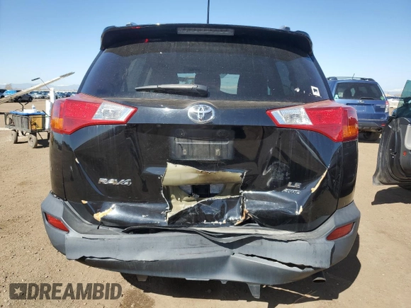 2014 Toyota RAV4 LE with VIN 2T3BFREVXEW149714, listed as a Copart auction lot 50205065 with 118,844 mi miles and Salvage Title. Bid and sale history available at DreamBid. Image 6.