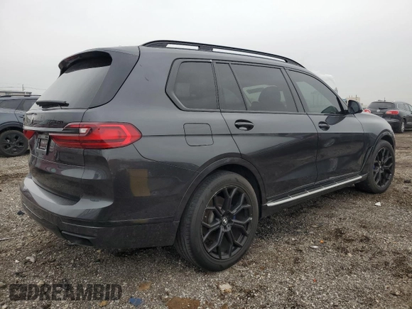 2019 BMW X7 xDrive40i with VIN 5UXCW2C53KL087066, listed as a Copart auction lot 51648255 with 103,436 mi miles and Clean Title. Bid and sale history available at carsss.com. Image 3.