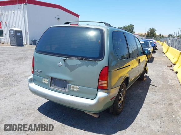 1997 Nissan Quest XE z VIN 4N2DN1111VD809200, wystawiony jako IAAI lot #42478371 z przebiegiem 123 414 mil mil oraz . Historia ofert i sprzedaży dostępna na DreamBid. Obrazek 4.