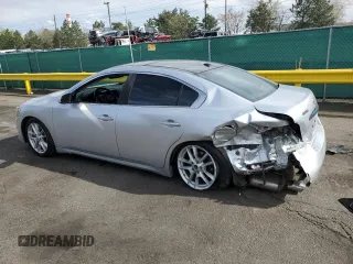 2010 Nissan Maxima SV with VIN 1N4AA5AP1AC858593, listed as a Copart auction lot 53846845 with 145,016 mi miles and Salvage title. Bid and sale history available at DreamBid. Image 2.
