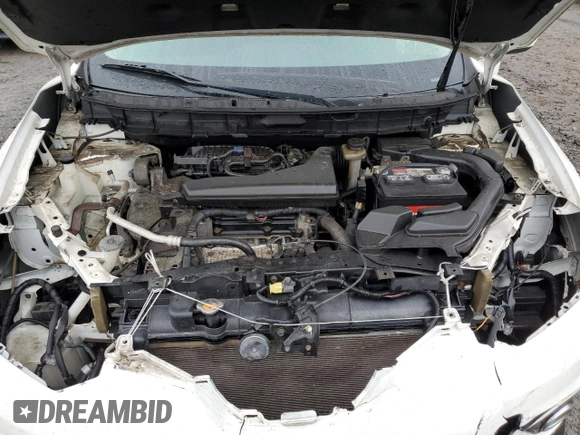 2016 Nissan Rogue SV with VIN JN8AT2MV6GW151014, listed as a Copart auction lot 51981555 with 75,968 mi miles and Salvage Title. Bid and sale history available at DreamBid. Image 12.