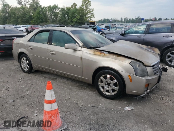 2003 Cadillac CTS with VIN 1G6DM57N930155478, listed as a Copart auction lot 69695244 with 0 mi miles and Non Repairable. Bid and sale history available at carsss.com. Image 4.
