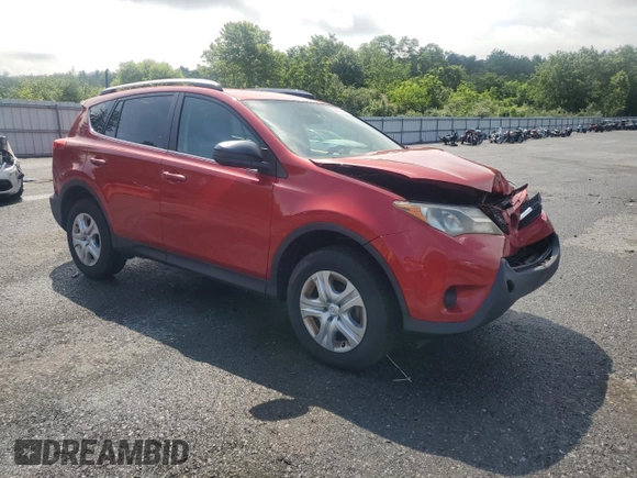 2013 Toyota RAV4 LE with VIN 2T3BFREV6DW033442, listed as a Copart auction lot 62809045 with Not provided miles and Salvage title. Bid and sale history available at DreamBid. Image 4.
