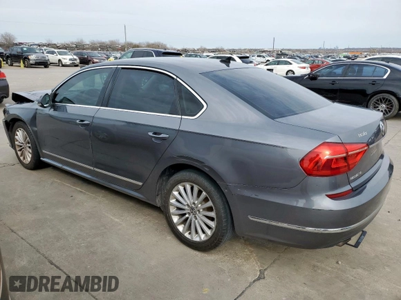 2016 Volkswagen Passat SE с VIN 1VWBT7A36GC004710, выставлен на аукционе Copart как лот 47977765 с пробегом Не указан миль и Списание • Salvage title. История ставок и продаж доступна на DreamBid. Изображение 2.