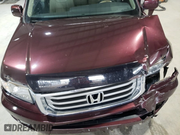 2013 Honda Ridgeline RTL with VIN 5FPYK1F59DB018582, listed as a Copart auction lot 61022245 with 126,892 mi miles and Salvage title. Bid and sale history available at DreamBid. Image 11.