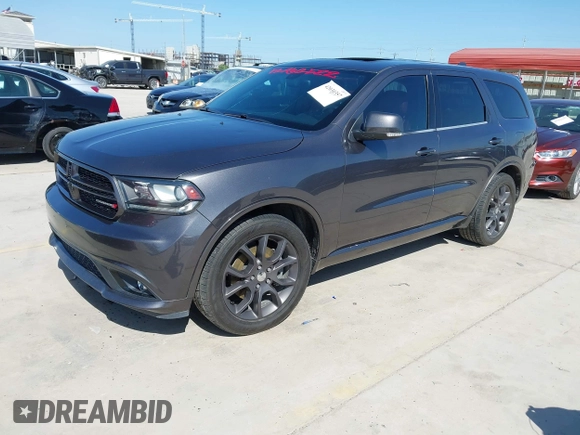 2017 Dodge Durango R/T with VIN 1C4SDJCT7HC678926, listed as a IAAI auction lot 42030357 with 142,084 mi miles and . Bid and sale history available at carsss.com. Image 19.