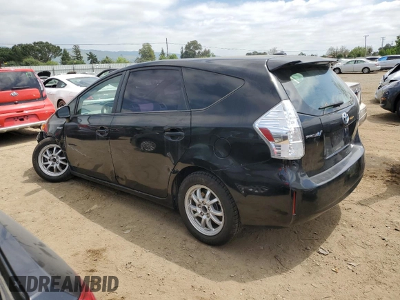 2013 Toyota Prius Two with VIN JTDZN3EU5D3234208, listed as a Copart auction lot 53671595 with 205,775 mi miles and Salvage Title. Bid and sale history available at carsss.com. Image 2.